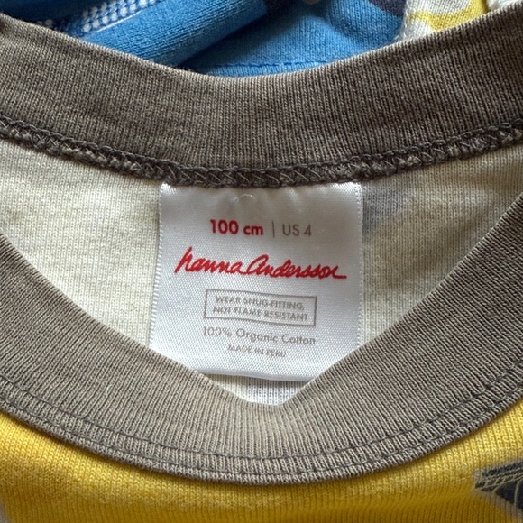 Bundle of (9) Hanna Andersson Short John Pajama Sets, SIZE 4 - Picture 8 of 12